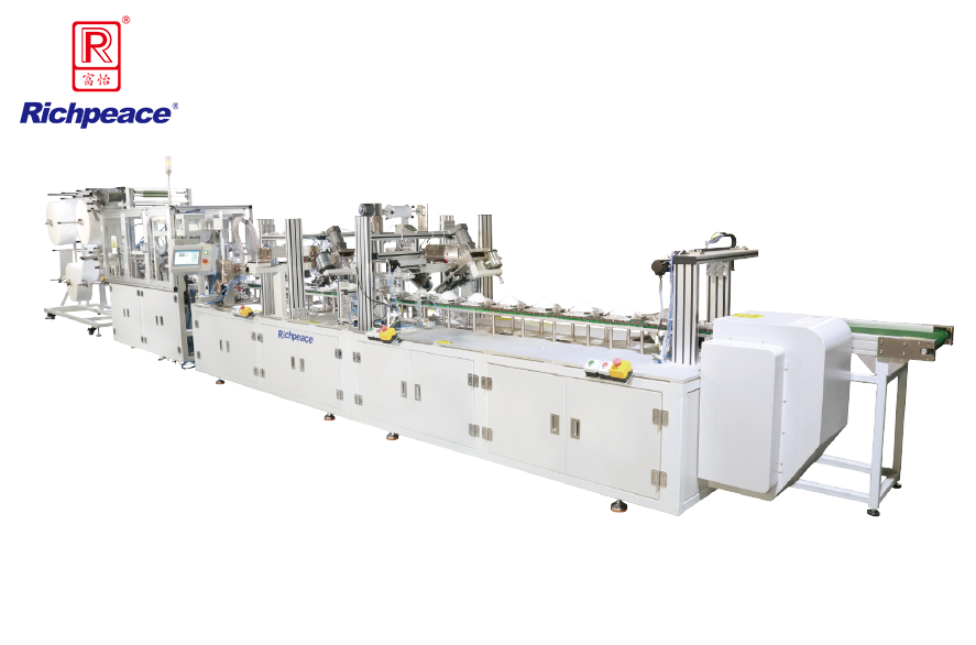 富怡全自動(dòng)罩杯口罩生產(chǎn)線（釘頭帶）