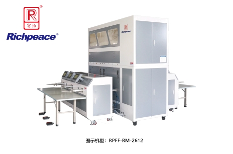 富怡全自動六頭十二稱絨棉一體機